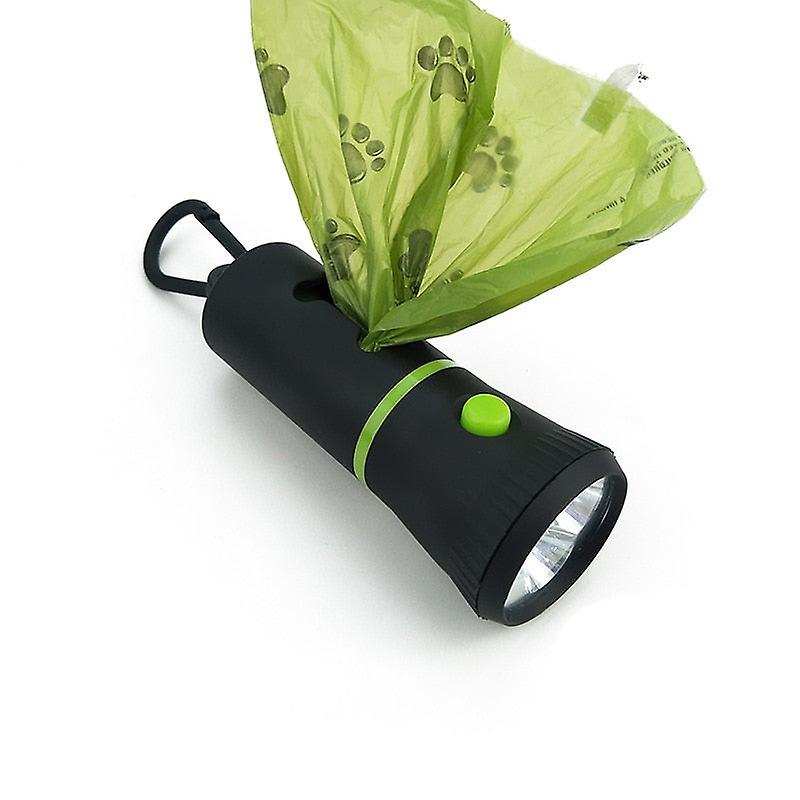 Led light dog poop bag holders