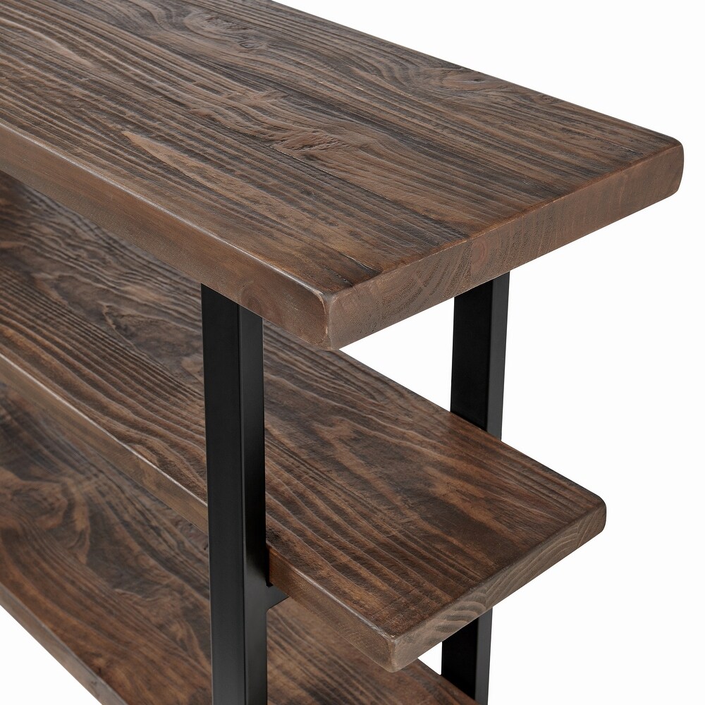 Carbon Loft Lawrence Rustic Media Console