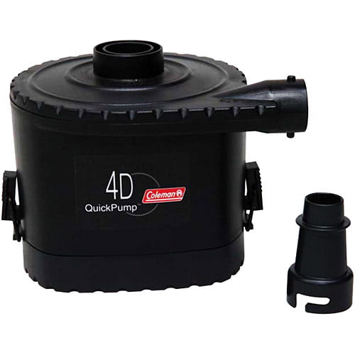 Coleman 4D Battery QuickPump Electric Air Pump， Black