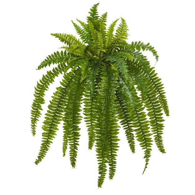 Set Of 2 Artificial Boston Fern Plants - Nearly Natural