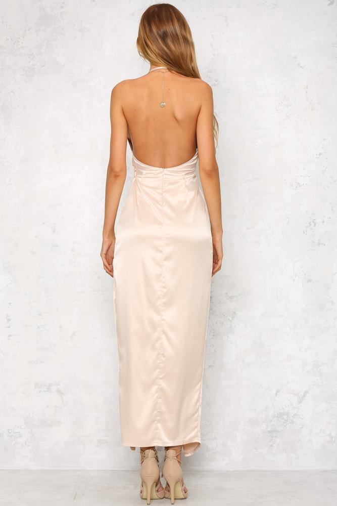 Grand Palace Maxi Dress Champagne