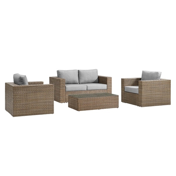 Convene Outdoor Patio Outdoor Patio 4Piece Furniture Set