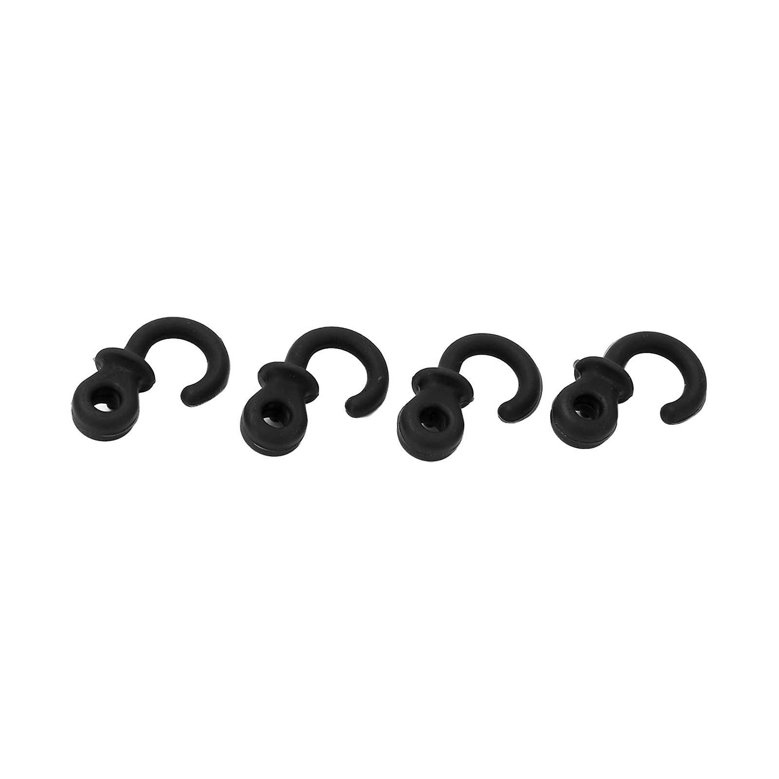 4pcs Archery Bow String Silencers Monkey Tail Compound Bow String Stabilizer Shock Absorption For Ourdoor Trainingblack