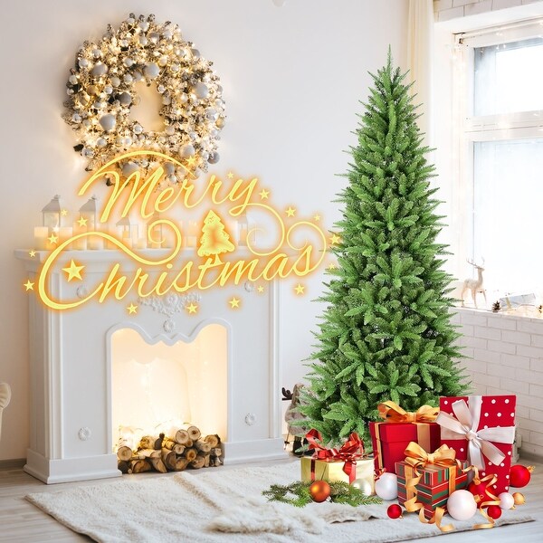 4ft8ft PE/PVC Mixed Automatic Christmas Tree with Steel and Iron Reinforcement