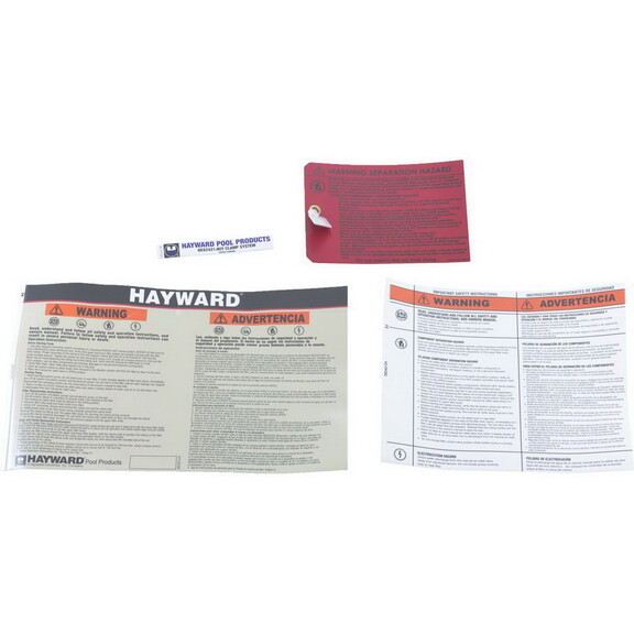 Hayward DEX2420LA6PAK Label Pack  Pro Grid/Swim Cl...