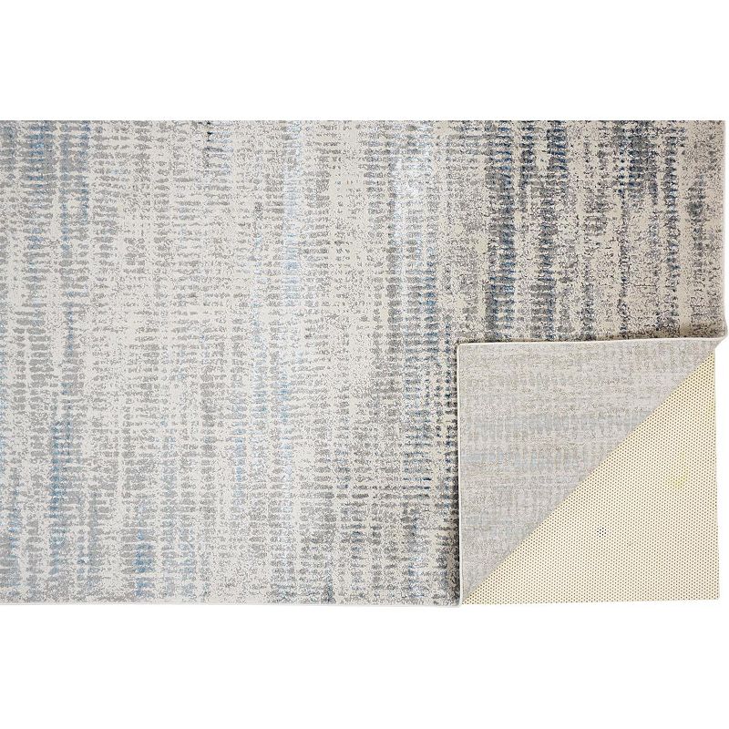 Weave and Wander Aurelian Modern Metallic Distressed Rug