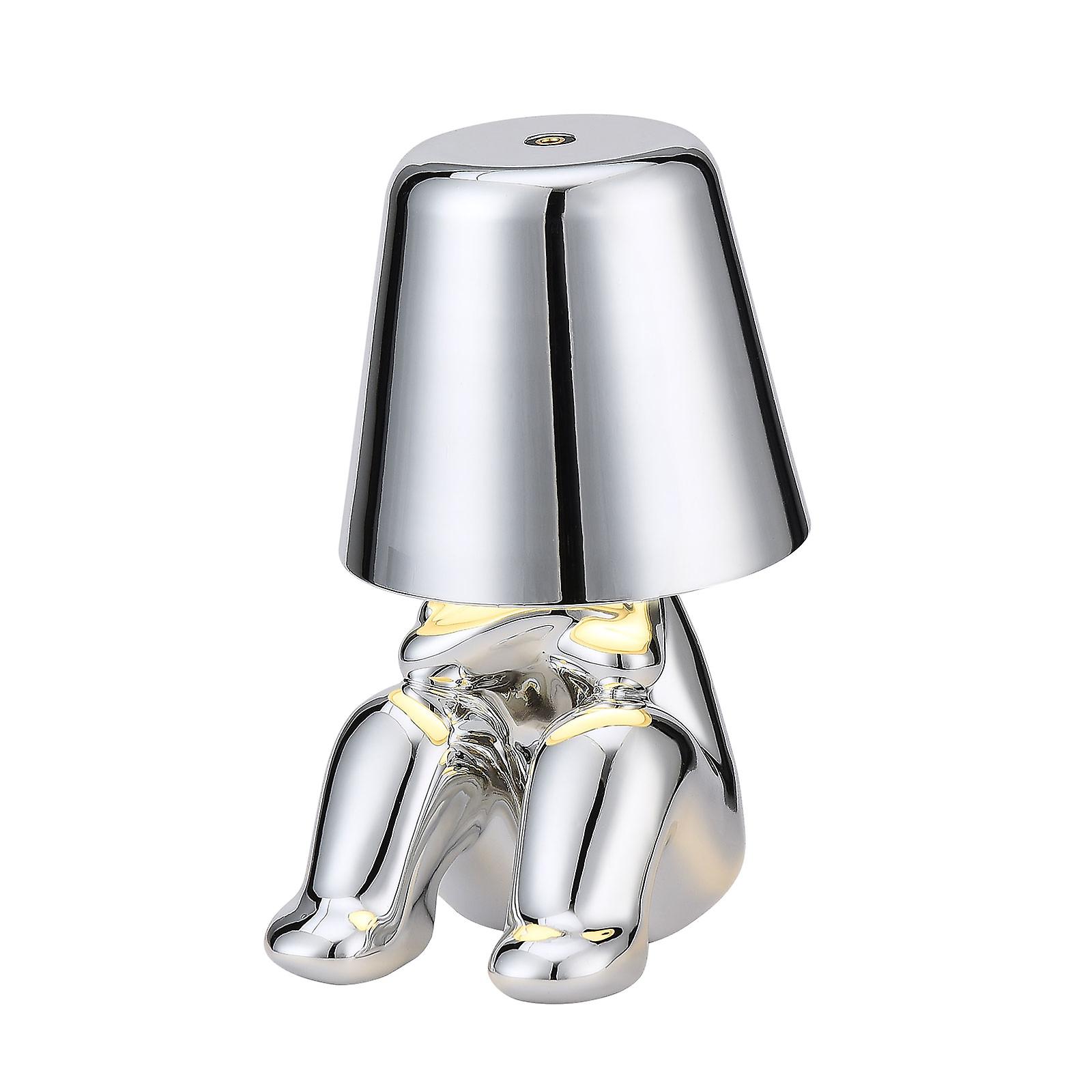 Creative Silver Mr-where Bedside/living Room Decorative Table Lamp