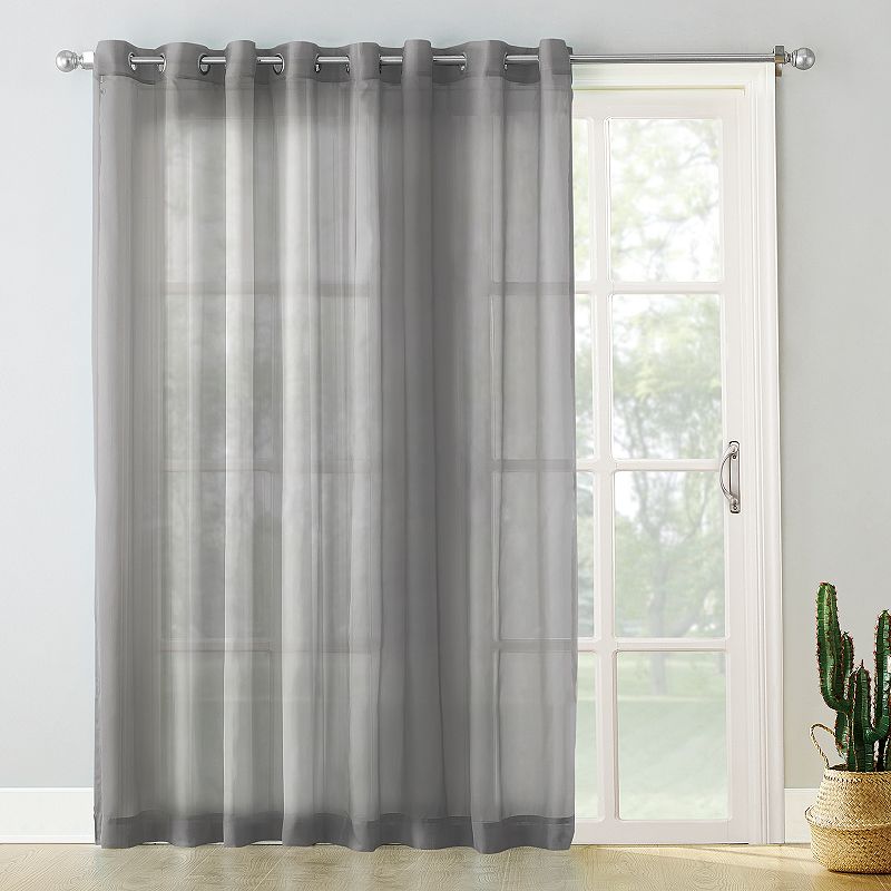 No. 918 1-Panel Emily Extra-Wide Sheer Voile Patio Curtain