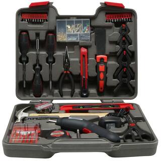 Apollo Home Tool Kit with 4.8-Volt Cordless Screwdriver (144-Piece) DT8422