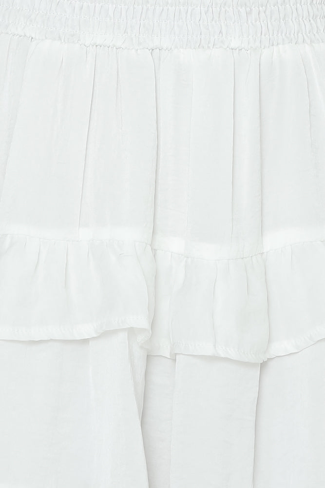 On Screen Skirt White