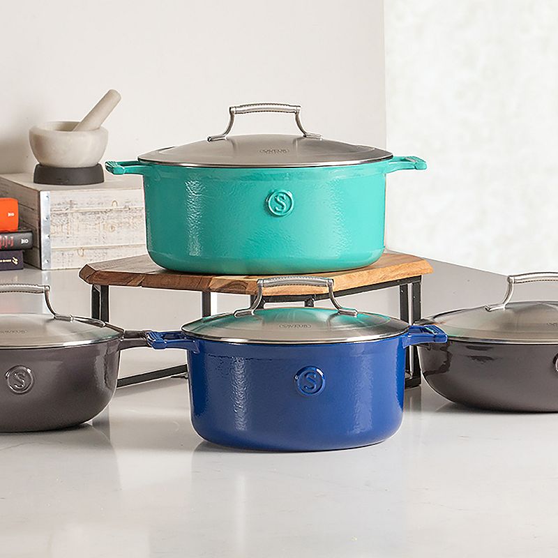 Saveur Selects Voyage Enameled Cast-Iron 5-qt. Casserole