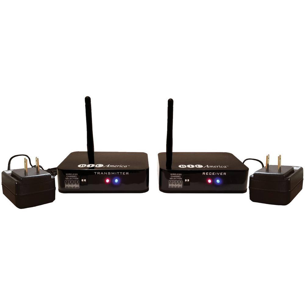 BIC America Wireless TransmitterReceiver Kit for Hookup of Wireless Subwoofers and Wireless Powered Speakers WTR-SYS