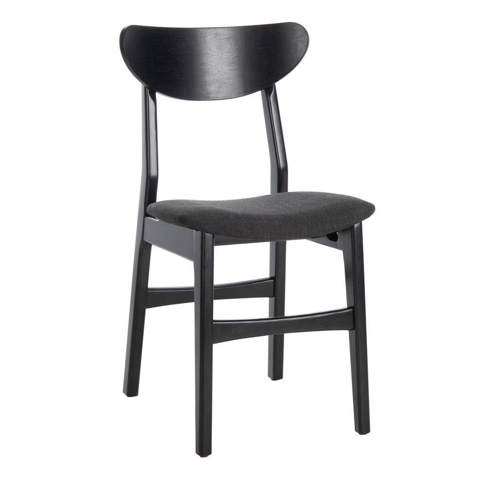 SAFAVIEH Lucca Black Dining Chair DCH1001J-SET2