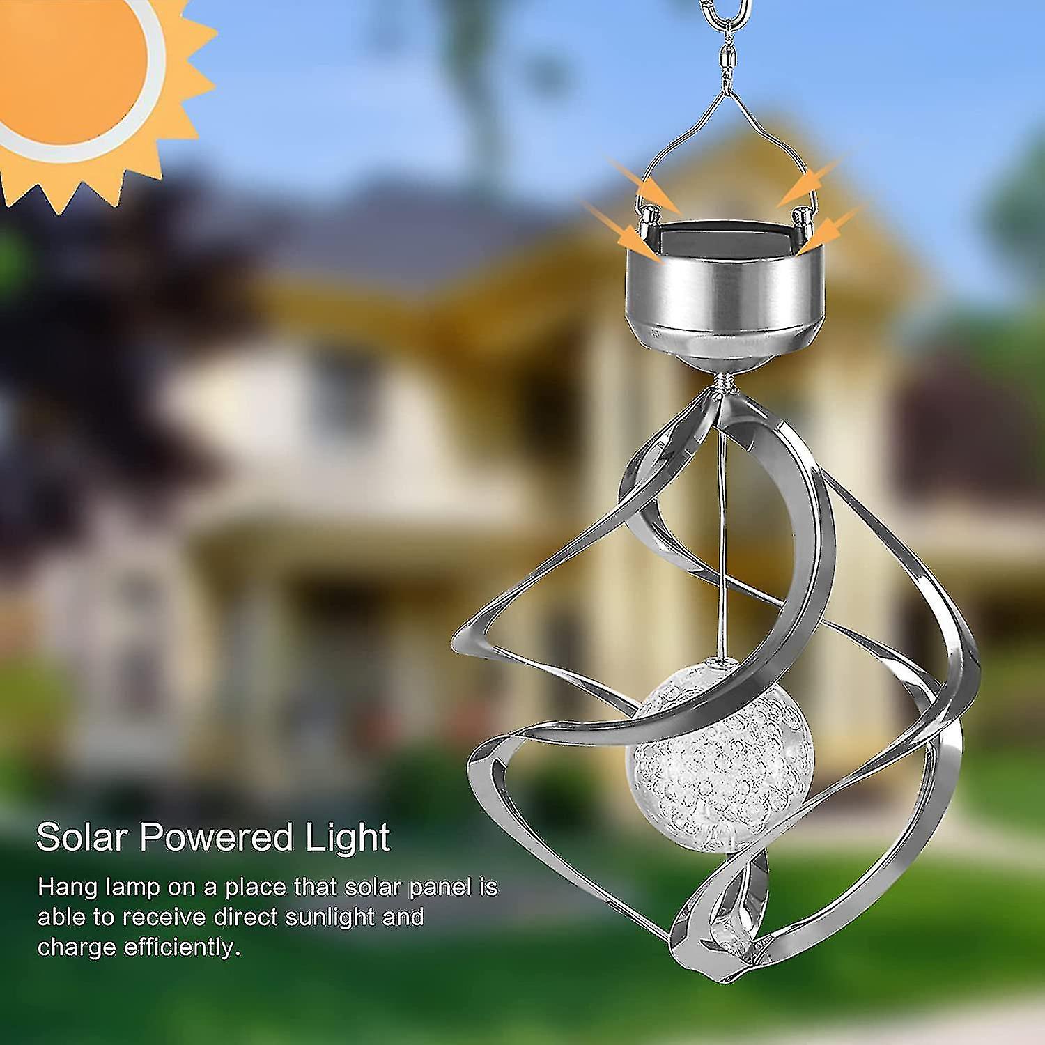 Solar Garden Lights Led Wind Chimes Outdoor Lights Solar Waterproof