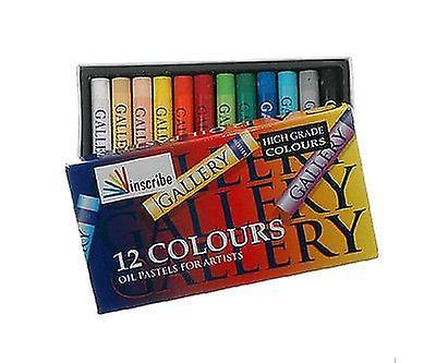 Inscribe Gallery Oil Pastels Box of 12 Colours