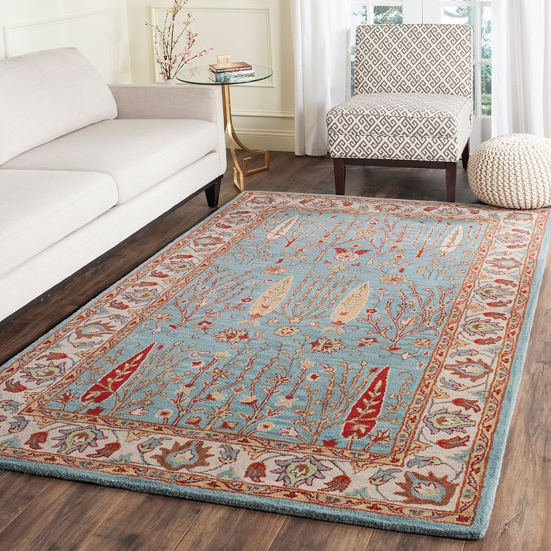 Safavieh Heritage Innsbruck Framed Floral Wool Rug