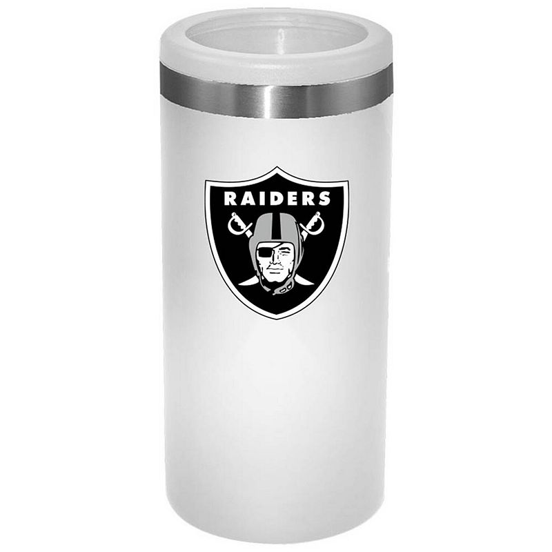 Las Vegas Raiders Team Logo 12oz. Slim Can Holder