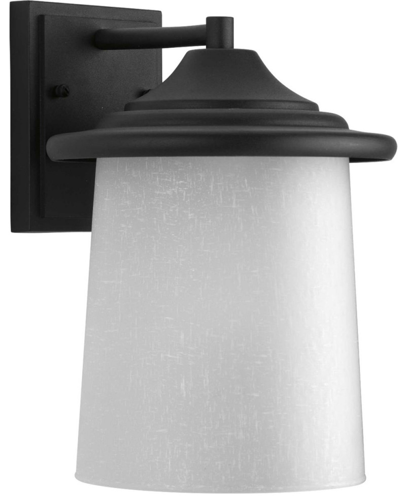 Essential 1 Light Outdoor Wall Light  Black   Transitional   Outdoor Wall Lights And Sconces   by Lighting New York  Houzz