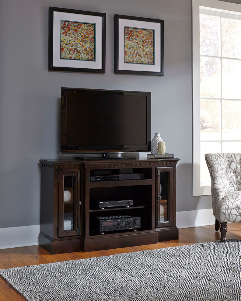 Andover Court 54 quotConsole   Transitional   Entertainment Centers And Tv Stands   by Homesquare  Houzz