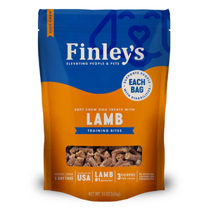 Finley's Lamb Recipe Soft Chew Training Bites Dog Treats 16 oz