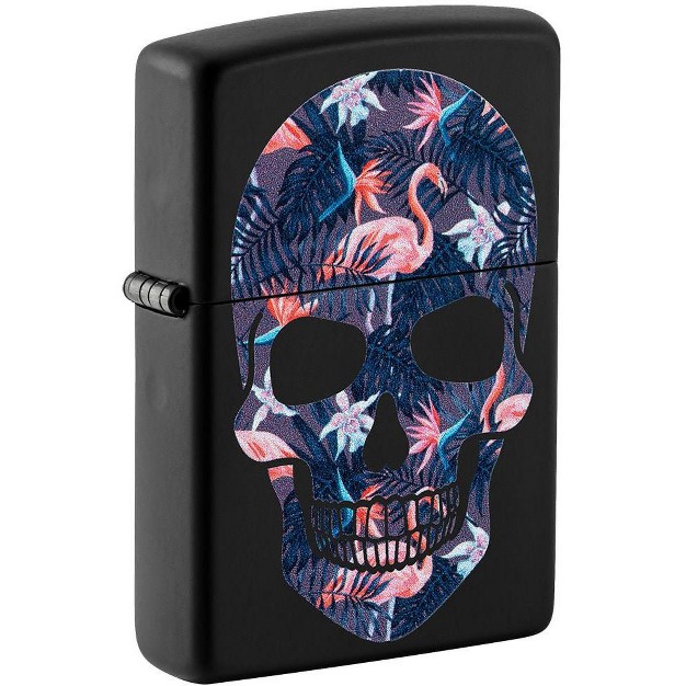 Zippo Flamingo Skull Design Windproof Lighter