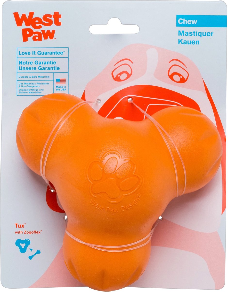 West Paw Zogoflex Small Tux Tough Treat Dispensing Dog Chew Toy