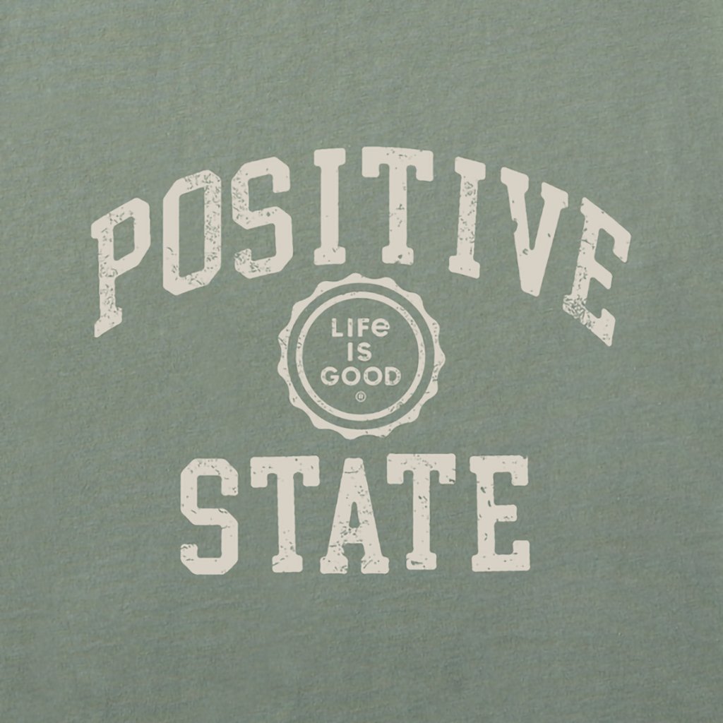 Life Is Good  Men's Positive State Long Sleeve Crusher Tee