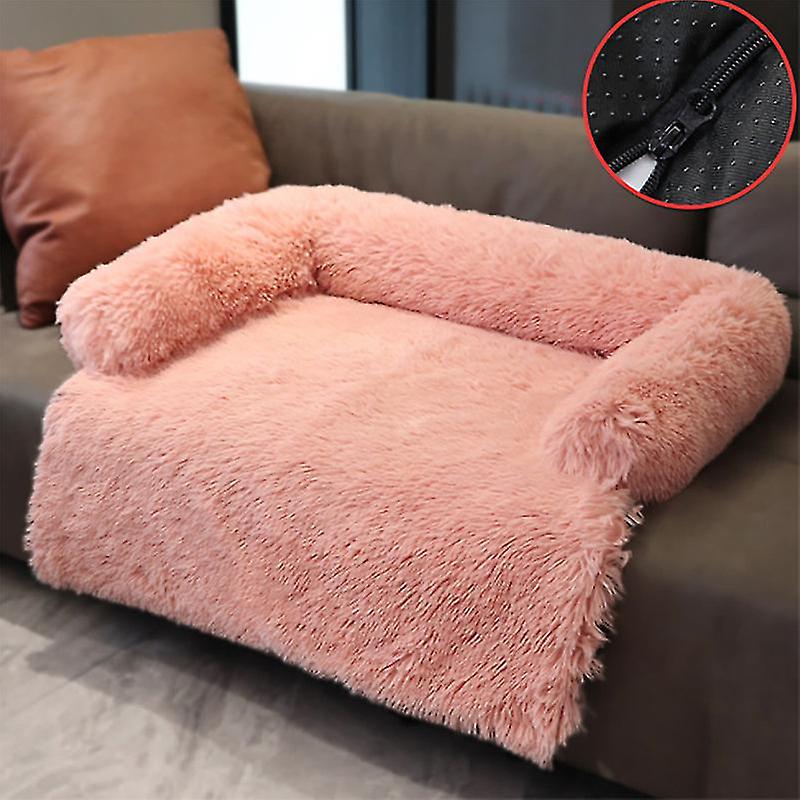 Mimigo Square Dog Bed Fluffy Plush Dog Mat For Furniture Protector With Removable Washable Cover For Large Medium Small Dogs And Cats