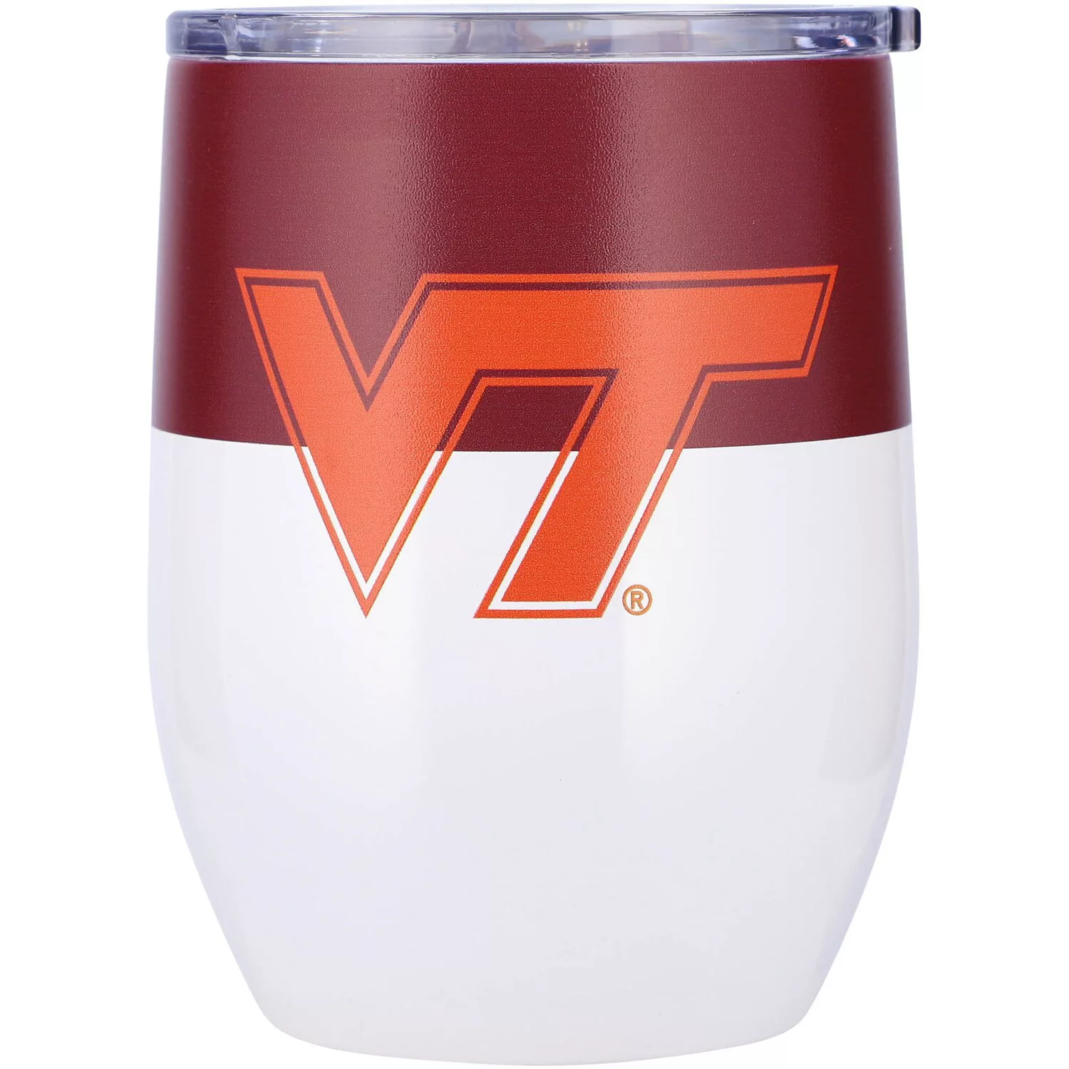 Virginia Tech Hokies 16oz. Colorblock Stainless Steel Curved Tumbler