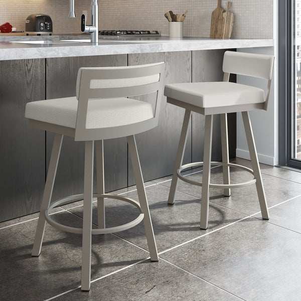 Amisco Travis Swivel Counter and Bar Stool