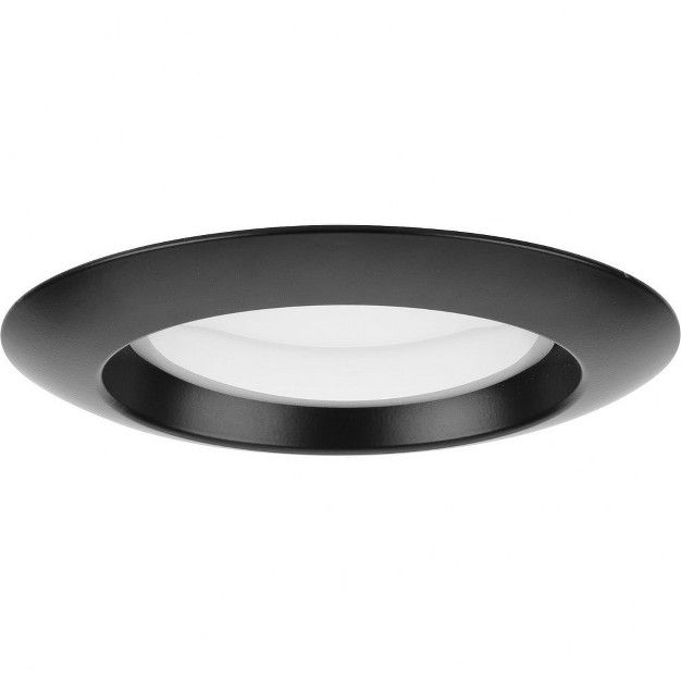 Progress Lighting Intrinsic Collection 1 Light Adjustable Eyeball Recessed Trim Black Blank Shade