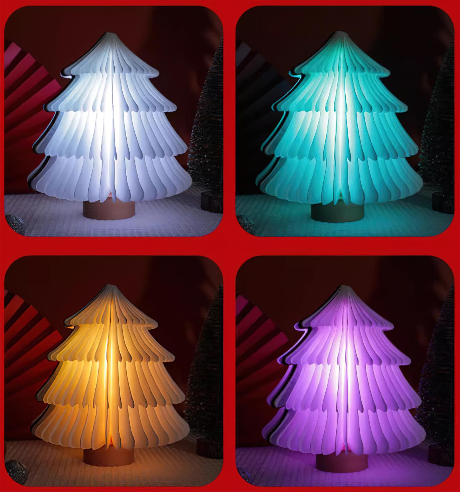 Xmas Tree Fold Table Lamp