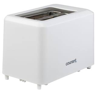 Courant 750-Watt 2-Slice White Wide Slot Toaster MCTP2701W974