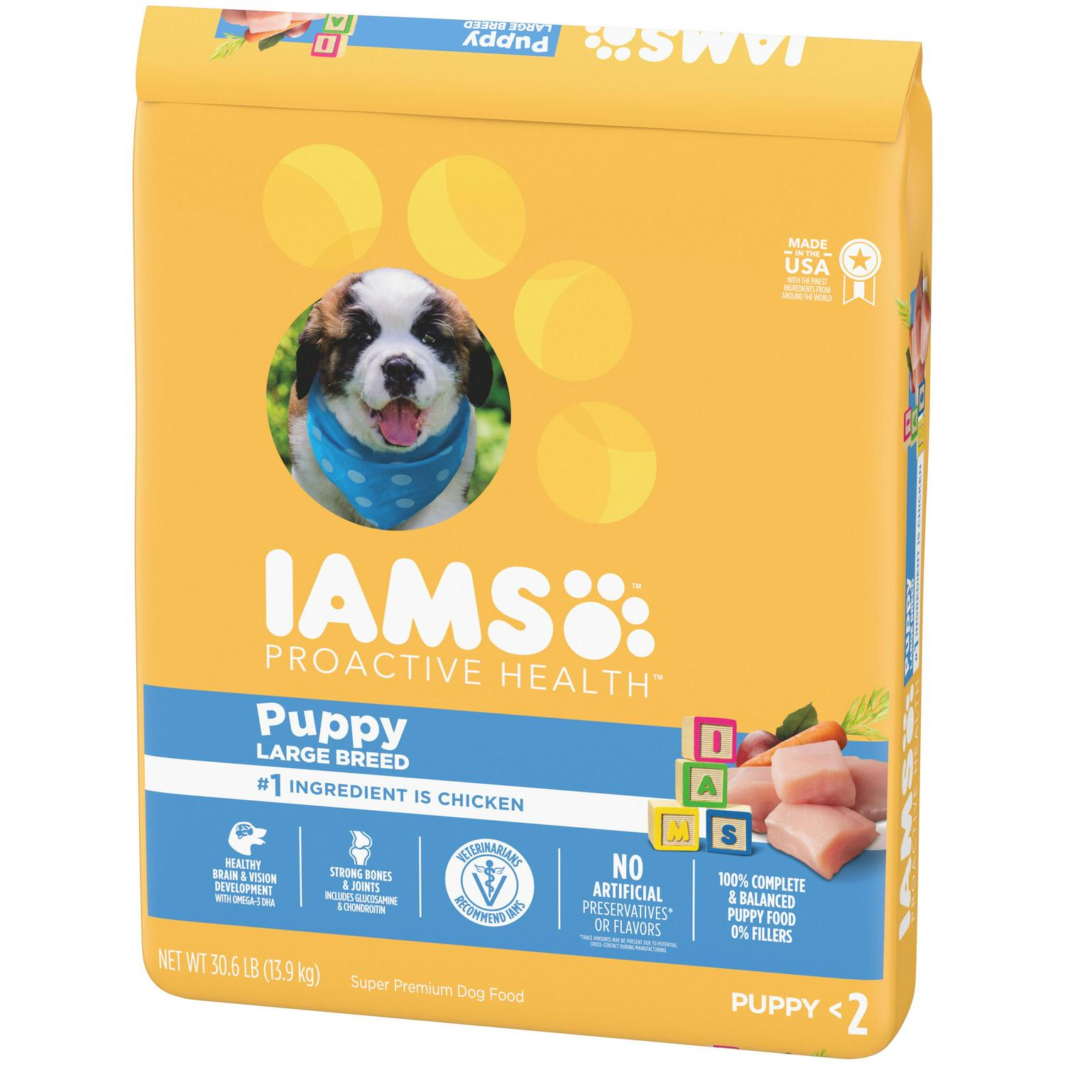 IAMS Smart Puppy with Real Chicken Dry Dog Food for Large Breed Puppy 306 lb Bag  Crowdfused