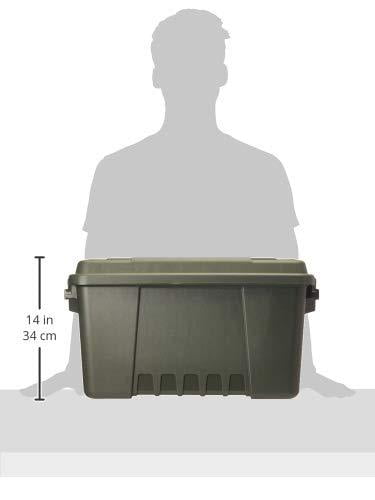 Plano Sportsman Trunk, OD Green, Small, 56-Quart Lockable Storage Box