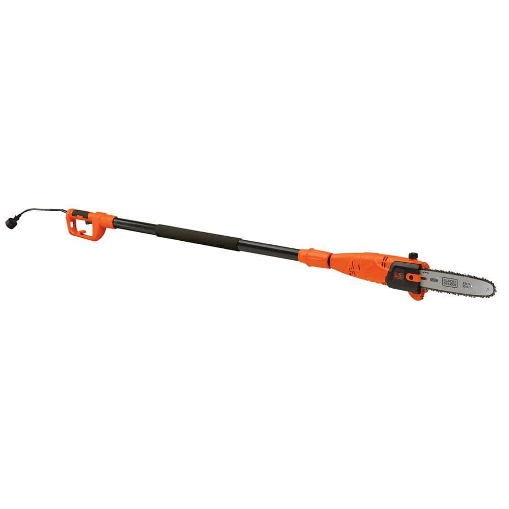 BLACKDECKER 10 in 65 AMP Corded Electric Pole Saw with Automatic Oiler