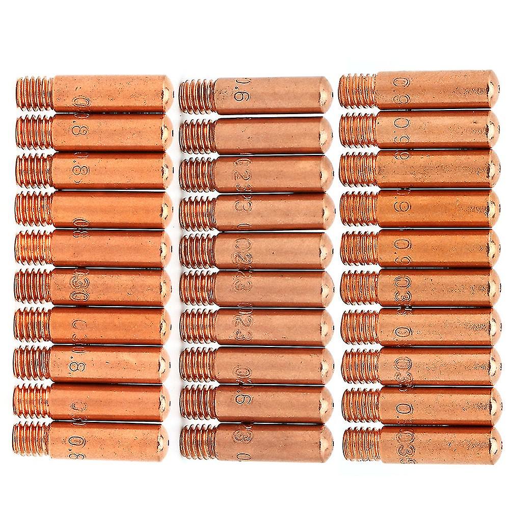 30pcs 11‑23 11‑30 11‑35 Contact Tips for Tweco Mini 100L MIG Welding Gun