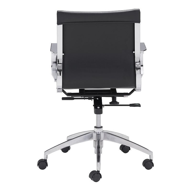 Zuo Modern Low Back Adjustable Glider Desk Chair