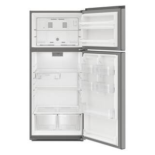 Whirlpool 16.6 cu. ft. Built-In Top Freezer Refrigerator in Dolos Steel WRTX5028PM