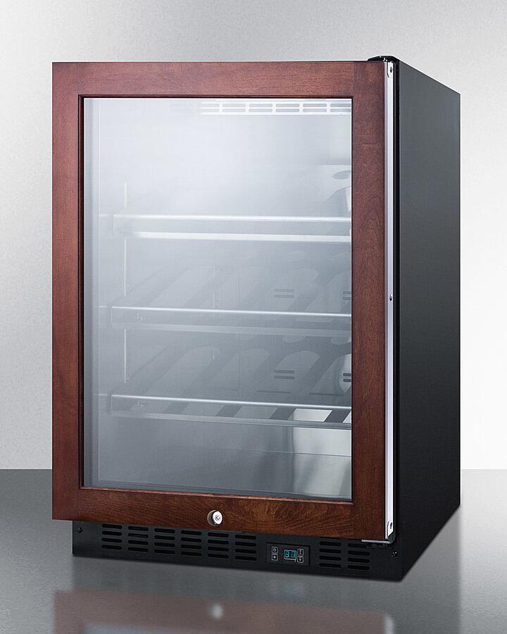 Summit SCR610BLCHPNR 24 Inch Panel Ready Wine Cooler