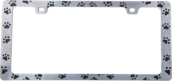 Bell Automotive Paw Print License Plate Frame