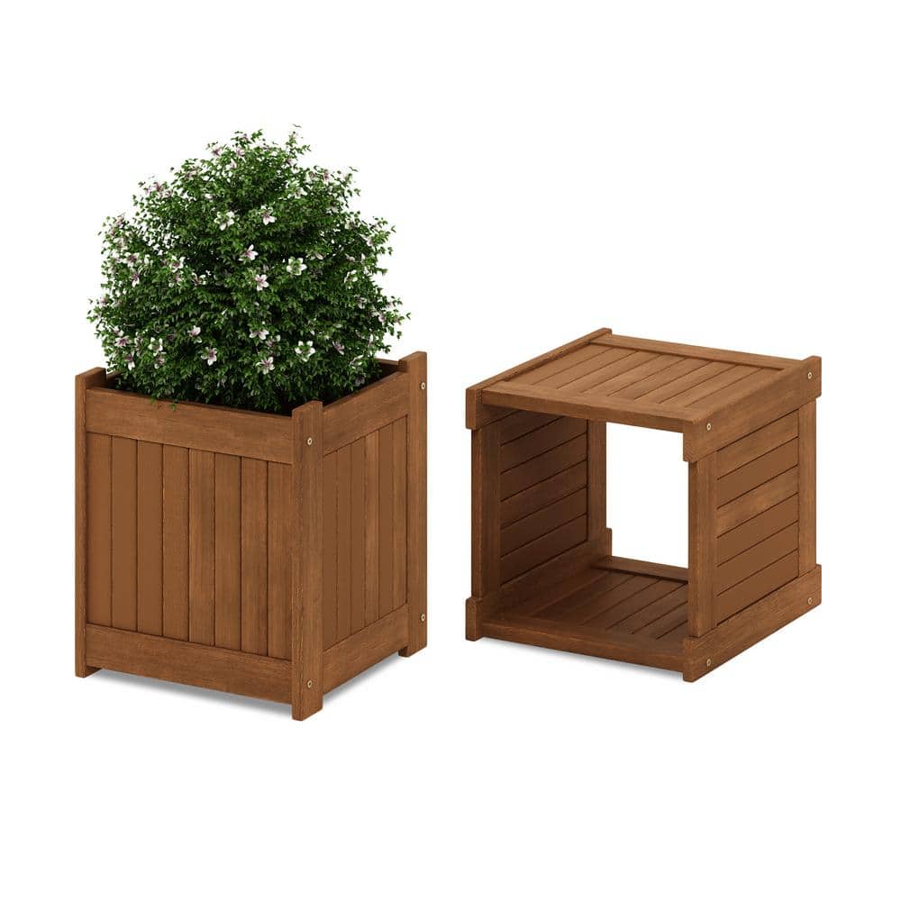 Furinno Tioman Natural Hardwood Planter Box FG16011