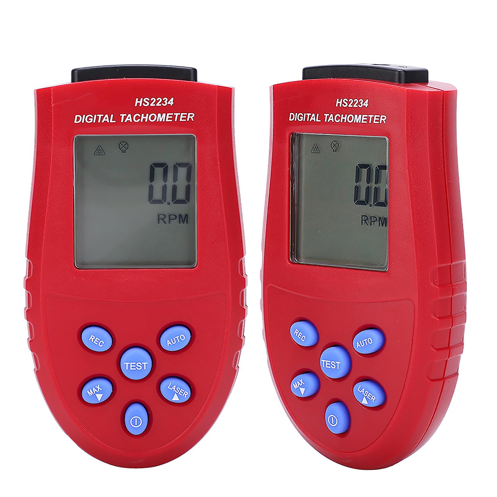 Hs2234 Tachometer Non Contact Digital Display Speedometer Digital Tachometersred