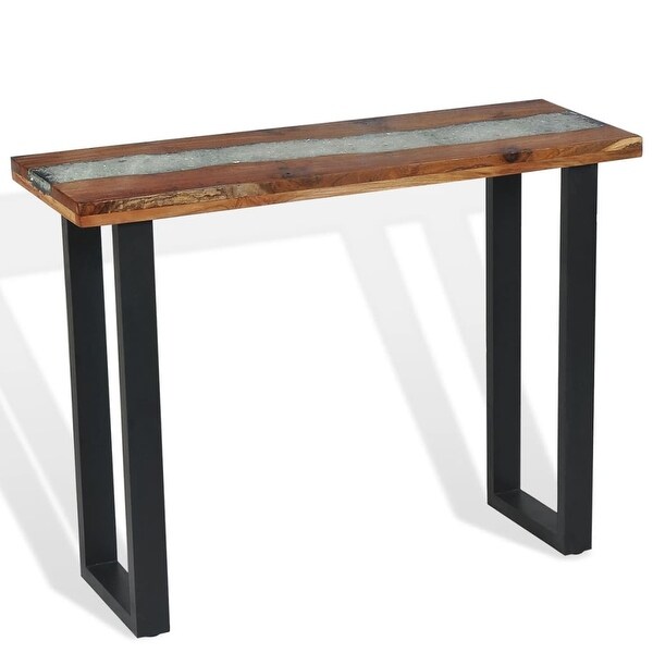 vidaXL Console Table Teak 39.4