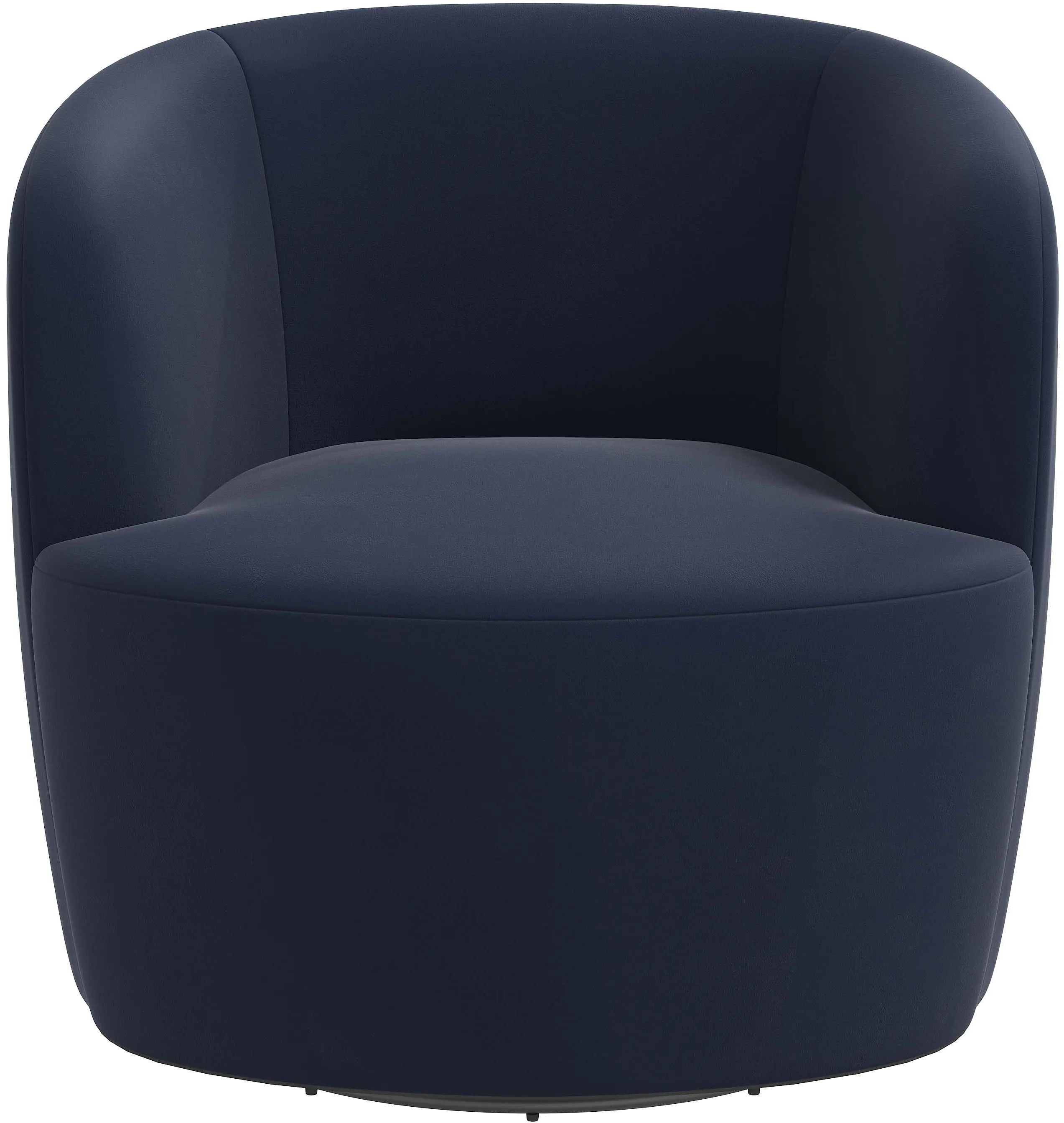 Hunter Velvet Ink Swivel Chair - Skyline Furniture