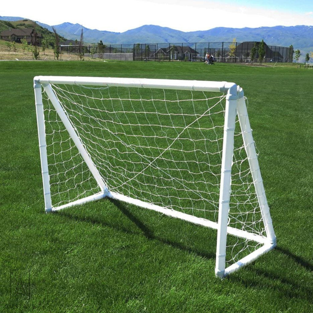 Gustave Design 7.8 X 5.9 Ft Portable Football Soccer Goal Net， Full Size Soccer Goal Nets Outdoor Backyard Sport Match Training