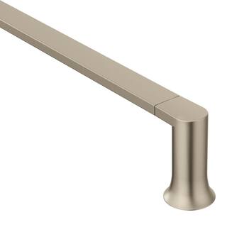 MOEN Genta LX 24 in. Towel Bar in Brushed Nickel BH3824BN