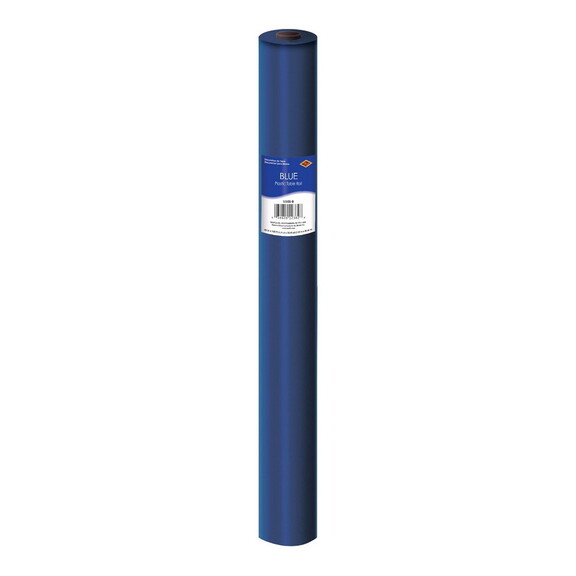 Beistle 50955 B Plastic Table Roll  blue  40 x 10...