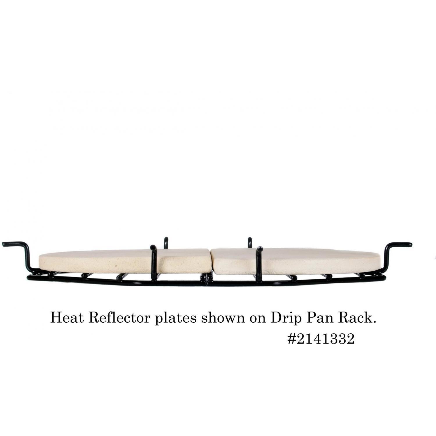 Primo Ceramic Heat Deflector Plates For Oval Junior 200