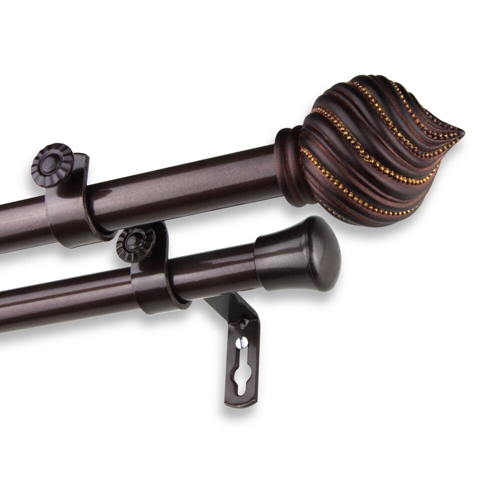 InStyleDesign Mya Adjustable Double Curtain Rod